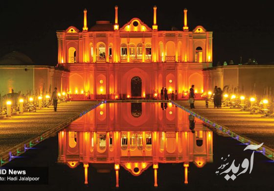 عمارت درخشان ایرانی در باغ فتح آباد کرمان