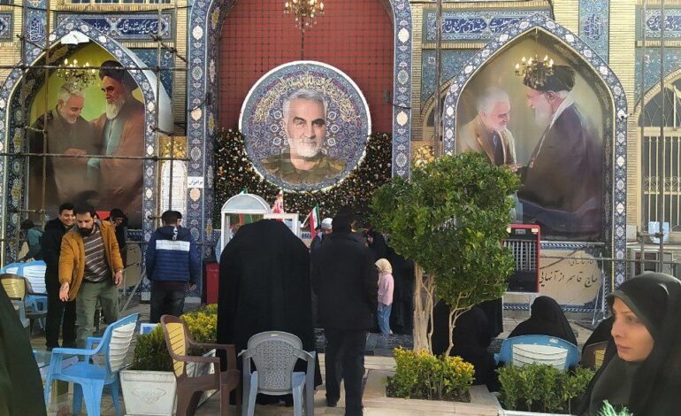 آماده‌سازی کامل گلزار شهدای کرمان و پردیسان قائم(عج) برای ششمین سالگرد شهادت سردار سپهبد حاج قاسم سلیمانی